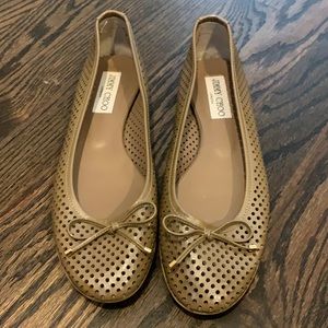 Jimmy Choo patent flats